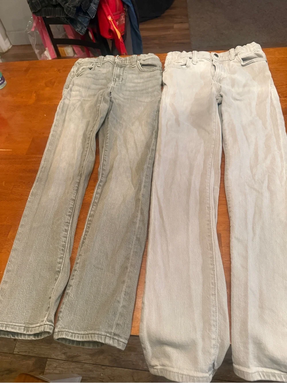 Old Navy Light Gray Slim Jeans